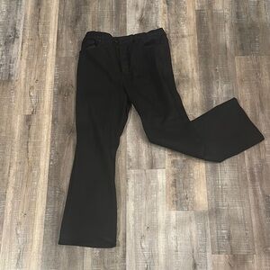 Good American Black Flare Jeans